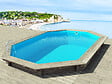 HABITAT ET JARDIN - Piscine bois " Brazilia 145 "  5.86 x 3.86 x 1.44 m - vignette
