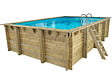 HABITAT ET JARDIN - Piscine bois rectangle " Panama 130 "- 6.20 x 4.10 x 1.31 m - vignette
