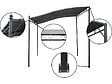 HABITAT ET JARDIN - Pergola adossée inclinée en métal - 3 x 2.5 m - Gris - vignette