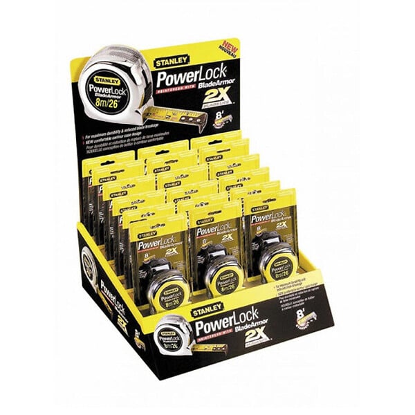 STANLEY - Mesure blade ARMOR - STANLEY - 0-33-514 - 5M x 25 MM POWERBLOCK - large