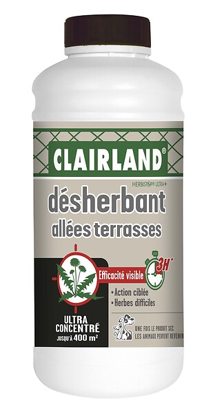 CLAIRLAND - Anti-mousse et désherbant gazon ultra concentré - 0,5L - large