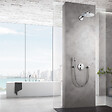 GROHE - Support mural Vitalio Universal gris chromé - vignette