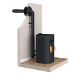 LVZ - Pack Poêle à granules étanche LVZ ALEXA 9 + Kit Conduit sortie Ventouse - - vignette