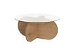 HABITAT ET JARDIN - Table basse en bois "Aeris" - 75 x 75 x 35 cm - Chêne SaphirTransparent - vignette