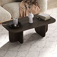 HABITAT ET JARDIN - Table basse en bois "Becaj" - 120 x 60 x 41 cm - Noyer - vignette