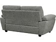 HABITAT ET JARDIN - Canapé fixe en tissu "Dallas" - 169 x 88 x 90 cm - 2 places - Gris - vignette