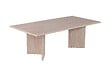 HABITAT ET JARDIN - Table basse en bois "Sabin" - 60 x 119 x 40 cm - Travertin - vignette