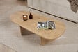 HABITAT ET JARDIN - Table basse en bois "Ovalis" - 130 x 65 x 40 cm - Chêne - vignette