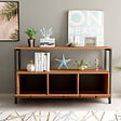 HABITAT ET JARDIN - Buffet en bois "Nero" - 120 x 30 x 75 cm - Pin atlantique Noir - vignette