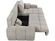 HABITAT ET JARDIN - Canapé d'angle droit convertible en tissu chenille "Verneuil" - 3 places - Beige - vignette