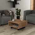 HABITAT ET JARDIN - Table basse en bois "Hola" - 60 x 60 x 32 cm - ChêneAnthracite - vignette
