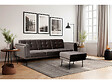 HABITAT ET JARDIN - Canapé d'angle reversible en velours "Noé" - 3 places - Gris - vignette