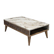 HABITAT ET JARDIN - Table basse en bois "Milan" - 105 x 60 x 34 cm - NoyerBlanc - vignette