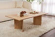 HABITAT ET JARDIN - Table basse en bois "Sabin" - 60 x 119 x 40 cm - Chêne Saphir - vignette