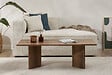 HABITAT ET JARDIN - Table basse en bois "Sabin" - 60 x 119 x 40 cm - Noyer - vignette