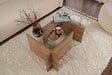 HABITAT ET JARDIN - Table basse en bois "Vetrino" - 105 x 65 x 40 cm - Pin atlantique - vignette