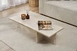 HABITAT ET JARDIN - Table basse en bois "Harbor" - 120 x 45 x 30 cm - Travertin - vignette