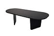 HABITAT ET JARDIN - Table basse en bois "Ovalis" - 130 x 65 x 40 cm - Bois Noir - vignette