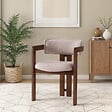 HABITAT ET JARDIN - Chaise en bois "Cozy" - 44 x 57 x 76 cm - Crème de noix - vignette