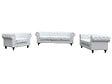 HABITAT ET JARDIN - Canapé fixe Chesterfield "Aliza" - 157 x 82 x 70 cm - 2 places - Blanc - vignette
