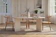 HABITAT ET JARDIN - Table à manger en bois "Sablin" - 180 x 89 x 75 cm - Bois Blanc - vignette