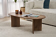 HABITAT ET JARDIN - Table basse en bois "Sable" - 60 x 119 x 40 cm - Noyer - vignette