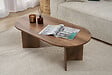 HABITAT ET JARDIN - Table basse en bois "Sable" - 60 x 119 x 40 cm - Noyer - vignette
