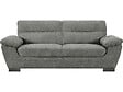 HABITAT ET JARDIN - Canapé fixe en tissu "Dallas" - 210 X 88 X 90 cm - 3 places - Gris - vignette