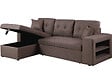 HABITAT ET JARDIN - Canapé d'angle convertible/réversible "Axel" - 3 places - Taupe - vignette
