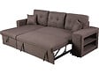 HABITAT ET JARDIN - Canapé d'angle convertible/réversible "Axel" - 3 places - Taupe - vignette