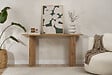 HABITAT ET JARDIN - Console en bois "Sira" - 150 x 35 x 75 cm - Chêne - vignette