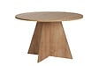 HABITAT ET JARDIN - Table à manger en bois "Virella" - 120 x 120 x 75 cm - Chêne Saphir - vignette