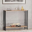 HABITAT ET JARDIN - Console en bois "Verona" - 90 x 26 x 74 cm - Pin noir de l'Atlantique - vignette