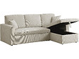 HABITAT ET JARDIN - Canapé d'angle convertible en velours côtelé "Alain" - 3 places - Beige - vignette