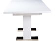HABITAT ET JARDIN - Table repas extensible "Toda" - 140/180 x 90 x 77 cm - Blanc - vignette