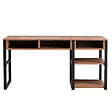 HABITAT ET JARDIN - Bureau en bois "Emro" - 150 x 58 x 75 cm - Noyer Noir - vignette