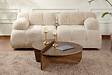 HABITAT ET JARDIN - Table basse en bois "Orion" - 90 x 60 x 30 cm - Noyer - vignette