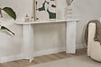 HABITAT ET JARDIN - Console en bois "Sira" - 150 x 35 x 75 cm - Blanc - vignette