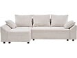 HABITAT ET JARDIN - Canapé d'angle convertible et reversible en tissu texturé "Vaugirard II" - 3 places - Beige - vignette