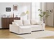 HABITAT ET JARDIN - Canapé d'angle convertible et reversible en tissu texturé "Vaugirard II" - 3 places - Beige - vignette