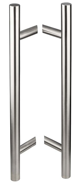 HERACLES - Ensemble de poignées tubulaires à  tirage série 5240 32X400mm inox - HERACLES - B-INOX-PT019 - large