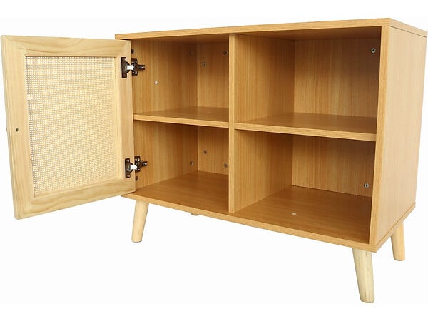 HABITAT ET JARDIN - Buffet en bois "Iguane" - 80 x 40 x 66 cm - Marron - large