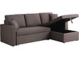 HABITAT ET JARDIN - Canapé d'angle convertible/ réversible avec coffre "Alain" - 3 places - Taupe - vignette