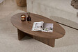 HABITAT ET JARDIN - Table basse en bois "Orba" - 120 x 65 x 40 cm - Noyer - vignette