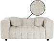 HABITAT ET JARDIN - Canapé droit en tissu chenille "Vendome" - 2 places - Beige - vignette