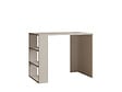 HABITAT ET JARDIN - Bureau en bois "Cool" - 90 x 50 x 70 cm - Blanc - vignette