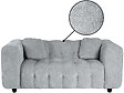 HABITAT ET JARDIN - Canapé droit en tissu chenille "Vendome" - 2 places - Gris - vignette