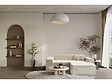 HABITAT ET JARDIN - Canapé droit modulable avec ottoman en tissu texturé "Lusso" - 3 places - Beige - vignette