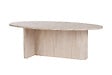 HABITAT ET JARDIN - Table basse en bois "Orba" - 120 x 65 x 40 cm - Travertin - vignette