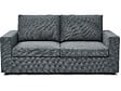 HABITAT ET JARDIN - Canapé convertible express en tissu "Elena" - 3 places - Couchage 140 cm - Gris - vignette